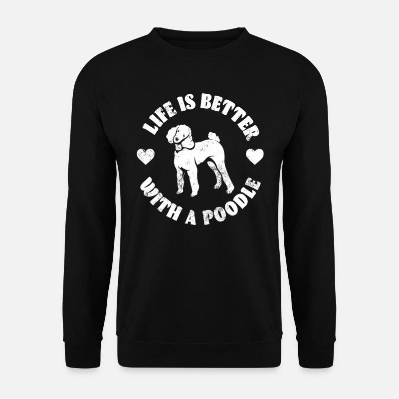Pudel - Unisex Pullover - Schwarz