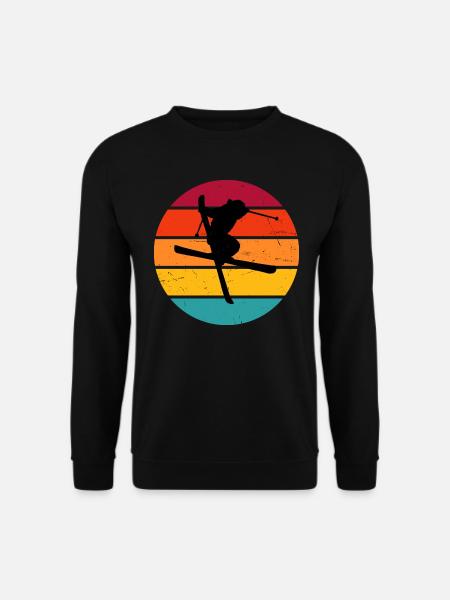 Slopestyle Freestyle Ski Herren Ski Freestyle - Unisex Pullover - Schwarz