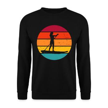 Stand up Paddle Board Standup Paddleboard - Sweat-shirt Unisexe - noir - Devant - Alina (178cm) & Michal (187cm)