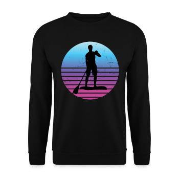 Standup Paddle Standup Paddleboard Femmes Hommes - Sweat-shirt Unisexe - noir - Devant - Alina (178cm) & Michal (187cm)