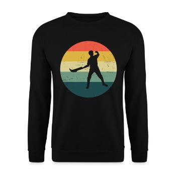 Pelota vasca Basque Pelota Pelota Jai Alai - Unisex Sweatshirt - black - Front - Alina (178cm) & Michal (187cm)