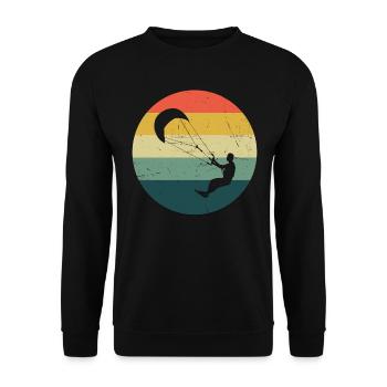 Kitesurf Femme Kitesurf Hommes Kitesurf - Sweat-shirt Unisexe - noir - Devant - Alina (178cm) & Michal (187cm)