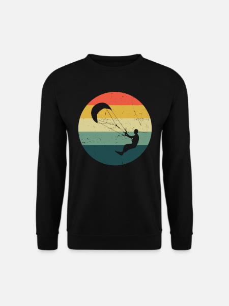 Damen Kitesurfen Kiten Herren Kitesurfing - Unisex Pullover - Schwarz