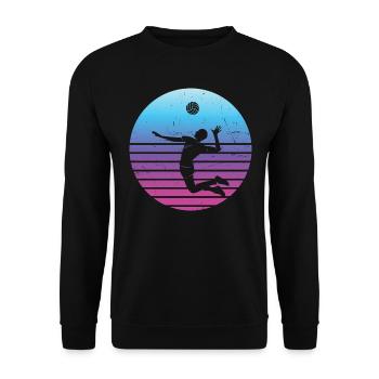 Volleyball Volleyball Women's Volleyball - Unisex Sweatshirt - black - Front - Alina (178cm) & Michal (187cm)