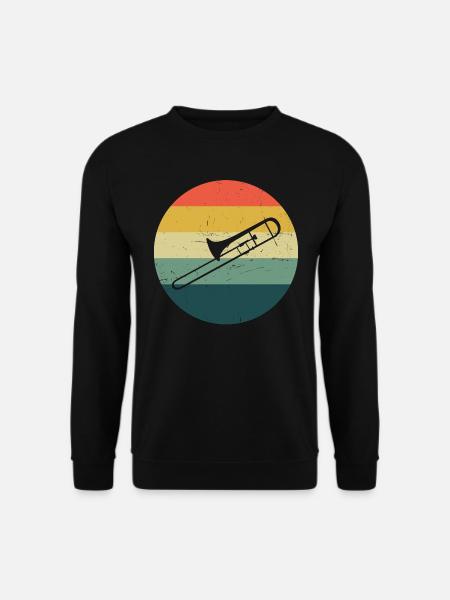 Posaunistin Blaskapelle Herren Damen Blechblasinst - Unisex Pullover - Schwarz