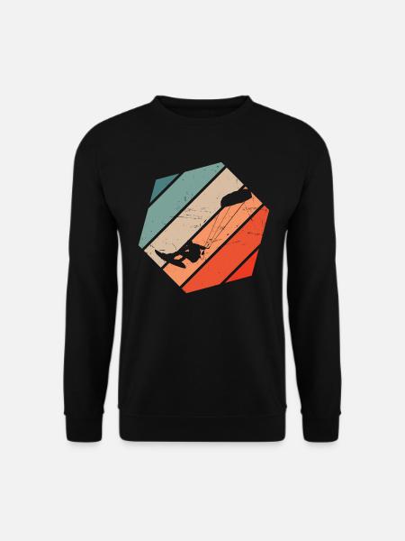 Kitesurfer Kite Kitesurfen Kitesurf Kiten - Unisex Pullover - Schwarz