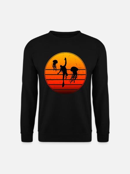 Taucher Damen Scuba Diver Diver Scuba Taucher - Unisex Pullover - Schwarz