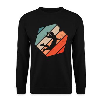 Joueurs de volley-ball Joueurs de volley-ball - Sweat-shirt Unisexe - noir - Devant - Alina (178cm) & Michal (187cm)