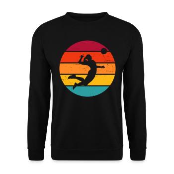 Volleyball Volleyball masculin Femmes - Sweat-shirt Unisexe - noir - Devant - Alina (178cm) & Michal (187cm)
