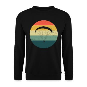 Paragliding Paragliding Paraglider Women - Unisex Sweatshirt - black - Front - Alina (178cm) & Michal (187cm)