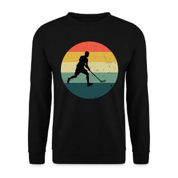 Innebandy Homme Floorball Floorball Floorball Spie - Sweat-shirt Unisexe - noir - Devant - Alina (178cm) & Michal (187cm)