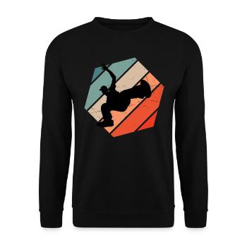 Breakdance Bboy Break Dance Hip Hop Hiphop - Sweat-shirt Unisexe - noir - Devant - Alina (178cm) & Michal (187cm)