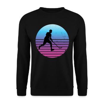 Hockey féminin Salibandy Floorball Innebandy - Sweat-shirt Unisexe - noir - Devant - Alina (178cm) & Michal (187cm)