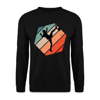 Football tennis Women Football Football Tennis - Unisex Sweatshirt - black - Front - Alina (178cm) & Michal (187cm)