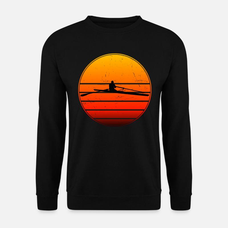 Ruderer Rowing Herren Rudern Damen - Unisex Pullover - Schwarz