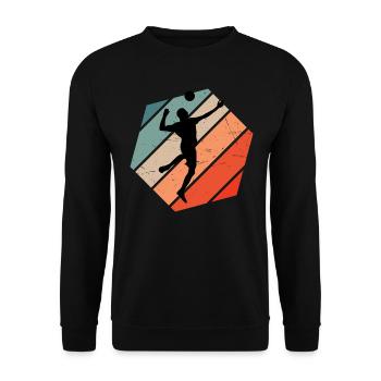 Volleyball Fistball Homme Fistball Fistball - Sweat-shirt Unisexe - noir - Devant - Alina (178cm) & Michal (187cm)