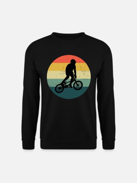 Bike Men bmx bike Cycling Women bmx boys - Unisex Sweatshirt - black