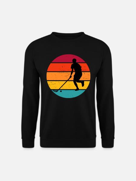 Innebandy Floorball Hockey Floorball Spiller - Unisex sweater - sort