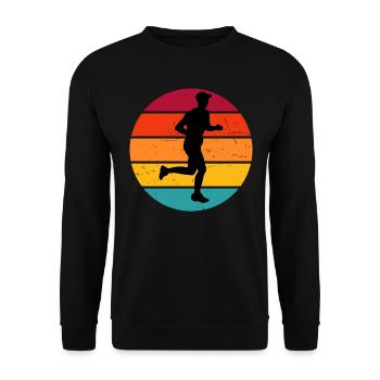 Course de cross-country Course de fond Jogging Femmes - Sweat-shirt Unisexe - noir - Devant - Alina (178cm) & Michal (187cm)