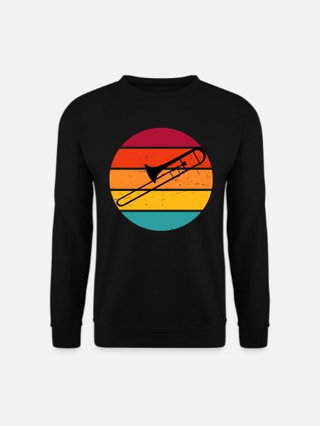 Posaunist Posaune Damen Blechbläser Trombone - Unisex Pullover - Schwarz