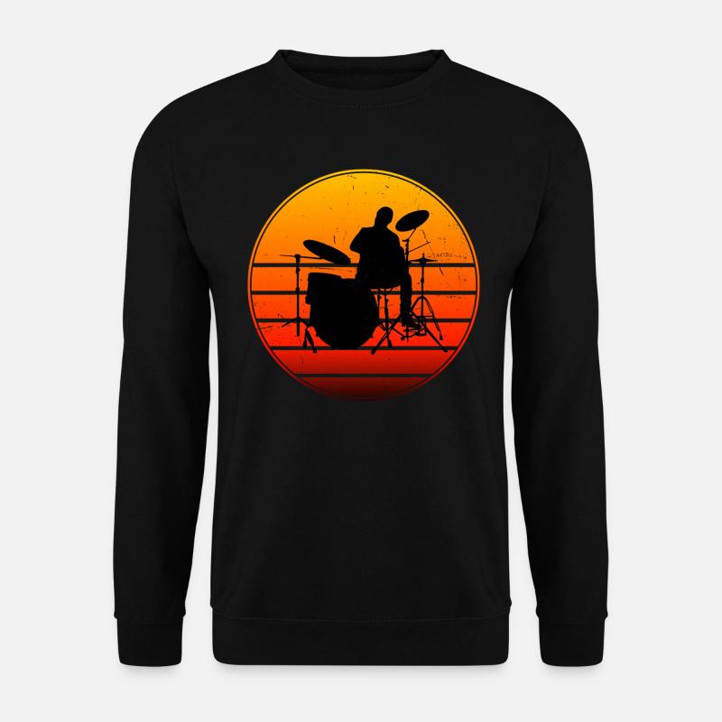 Drumming Drummer Drummer - Unisex Sweatshirt - black