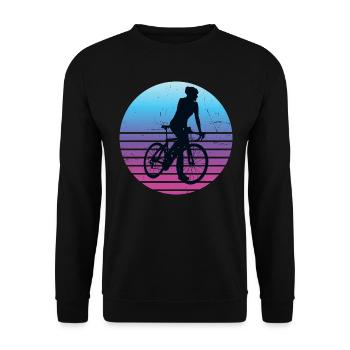 Vélo de route pour femmes Vélo de route Vélo de route - Sweat-shirt Unisexe - noir - Devant - Alina (178cm) & Michal (187cm)