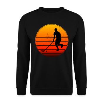 Salibandy Innebandy Lingball Homme - Sweat-shirt Unisexe - noir - Devant - Alina (178cm) & Michal (187cm)