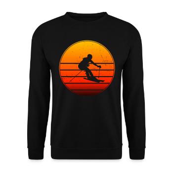 Ski acrobatique Femmes Ski acrobatique Sports d’hiver - Sweat-shirt Unisexe - noir - Devant - Alina (178cm) & Michal (187cm)