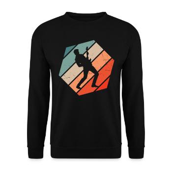 Guitare acoustique guitare électrique guitare classique guita - Sweat-shirt Unisexe - noir - Devant - Alina (178cm) & Michal (187cm)
