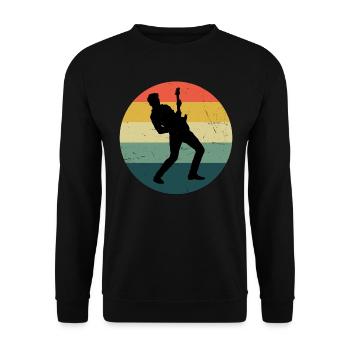 Guitare classique Guitare électrique Femmes - Sweat-shirt Unisexe - noir - Devant - Alina (178cm) & Michal (187cm)
