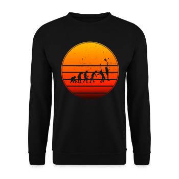 Paddle Court Raquette Homme Raquette Homme Sport Paddle - Sweat-shirt Unisexe - noir - Devant - Alina (178cm) & Michal (187cm)