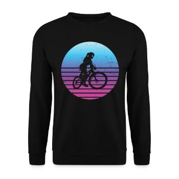 Femmes Cyclisme VTT VTT - Sweat-shirt Unisexe - noir - Devant - Alina (178cm) & Michal (187cm)
