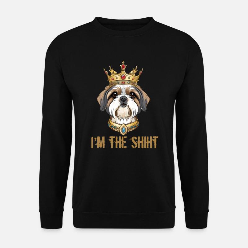 Shit tzu King - Unisex Sweatshirt - black