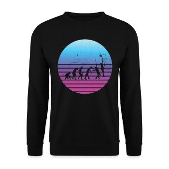 Paddle Racket Paddle Women Paddle Tennis Men - Unisex Sweatshirt - black - Front - Alina (178cm) & Michal (187cm)