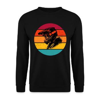 Cyclisme VTT Cyclisme Femme VTT - Sweat-shirt Unisexe - noir - Devant - Alina (178cm) & Michal (187cm)