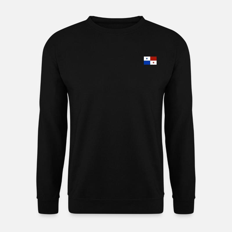 Panama Flagge - Unisex Pullover - Schwarz