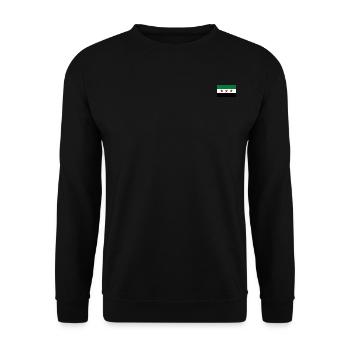 Drapeau de la Syrie - Sweat-shirt Unisexe - noir - Devant - Alina (178cm) & Michal (187cm)