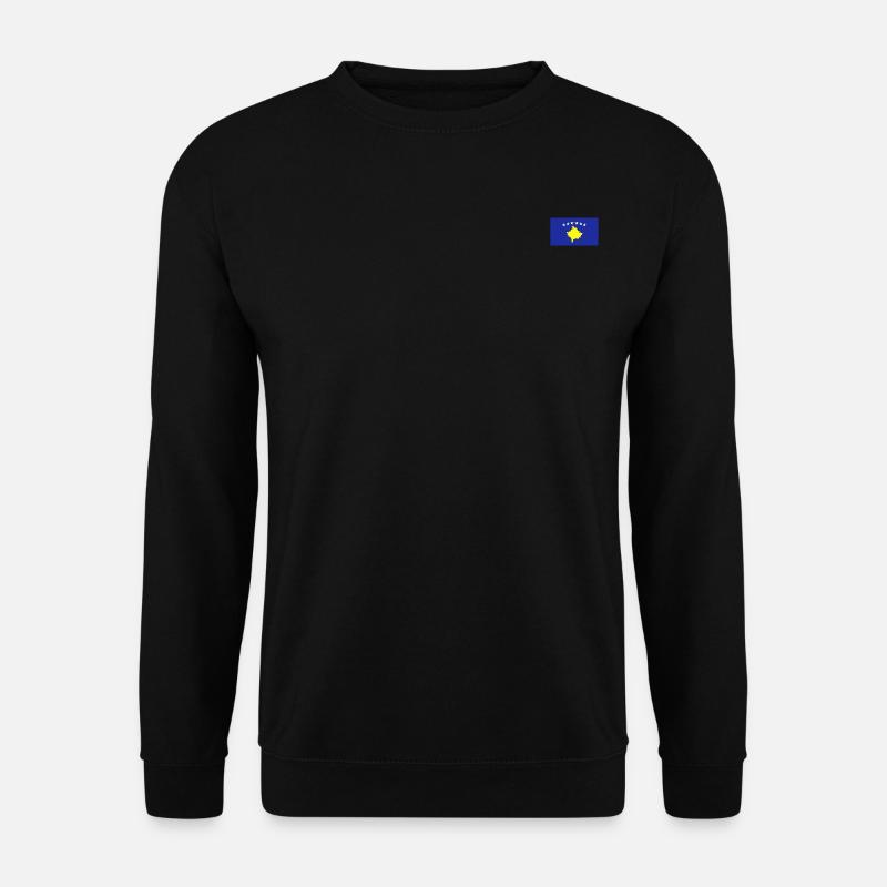 Kosovo Flagge - Unisex Pullover - Schwarz