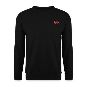 Turkey Kenya Flag Heart - Unisex Sweatshirt - black - Front - Alina (178cm) & Michal (187cm)