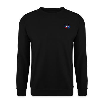 Chili Australie Flag Heart - Sweat-shirt Unisexe - noir - Devant - Alina (178cm) & Michal (187cm)