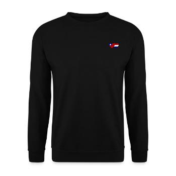 Cœur de drapeau de la Hollande de Taïwan - Sweat-shirt Unisexe - noir - Devant - Alina (178cm) & Michal (187cm)