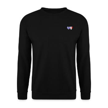 Grèce Canada Flag Heart - Sweat-shirt Unisexe - noir - Devant - Alina (178cm) & Michal (187cm)
