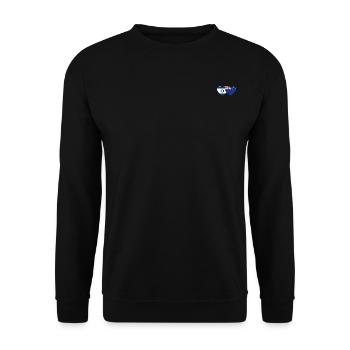 Israel New Zealand Flag Heart - Unisex Sweatshirt - black - Front - Alina (178cm) & Michal (187cm)