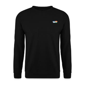 Israel India Flag Heart - Unisex Sweatshirt - black - Front - Alina (178cm) & Michal (187cm)