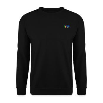 Portugal Bosnie drapeau coeur - Sweat-shirt Unisexe - noir - Devant - Alina (178cm) & Michal (187cm)