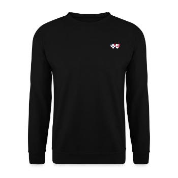 République dominicaine Canada Flag Heart - Sweat-shirt Unisexe - noir - Devant - Alina (178cm) & Michal (187cm)
