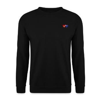 Monténégro Drapeau néo-zélandais - Sweat-shirt Unisexe - noir - Devant - Alina (178cm) & Michal (187cm)