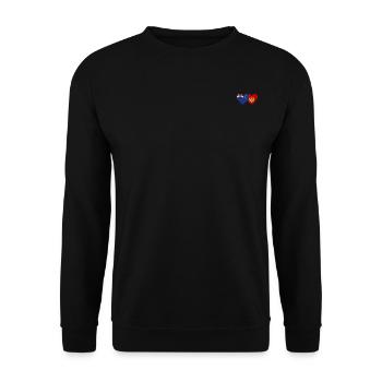 Drapeau du Monténégro néo-zélandais - Sweat-shirt Unisexe - noir - Devant - Alina (178cm) & Michal (187cm)