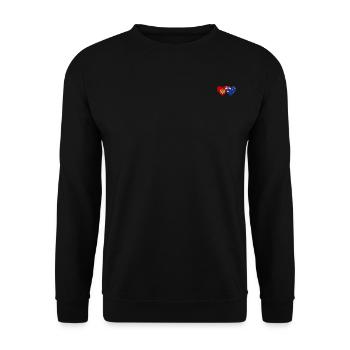 Montenegro Australia Flag - Unisex Sweatshirt - black - Front - Alina (178cm) & Michal (187cm)