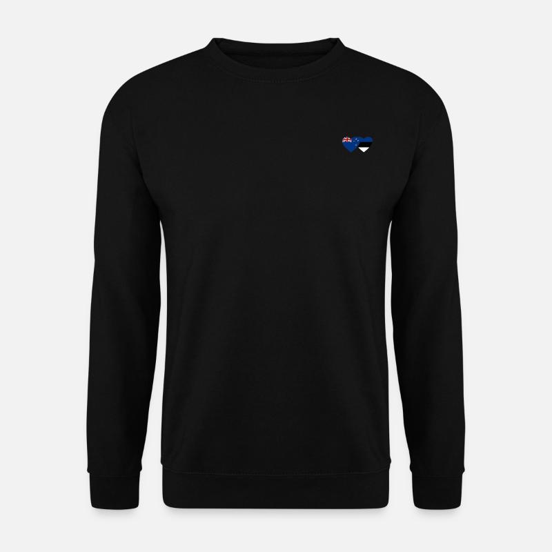 Drapeau de l’Estonie néo-zélandaise - Sweat-shirt Unisexe - noir